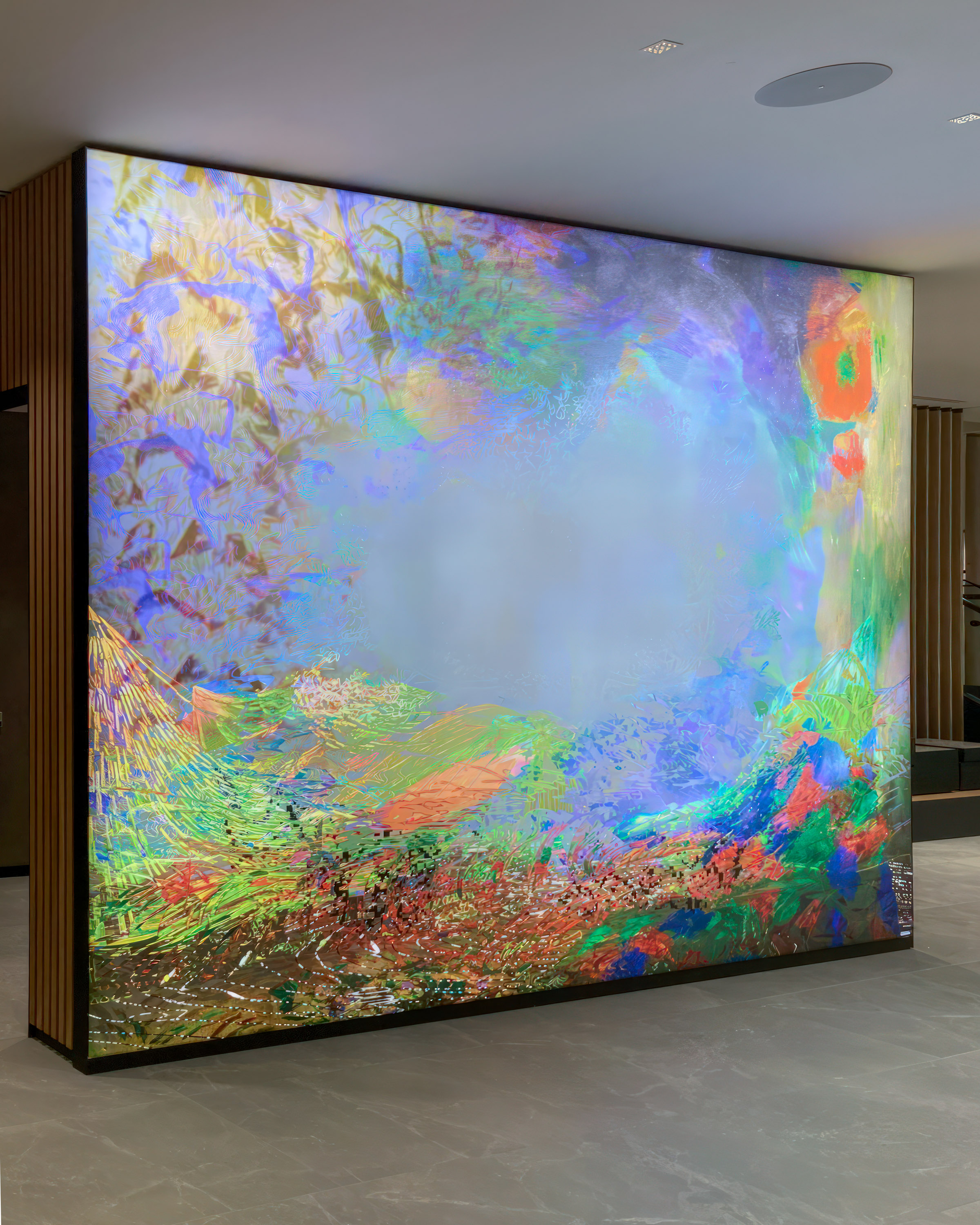 Alex Fischer, Portal, 2023, 126×151½ in lightjet lightbox